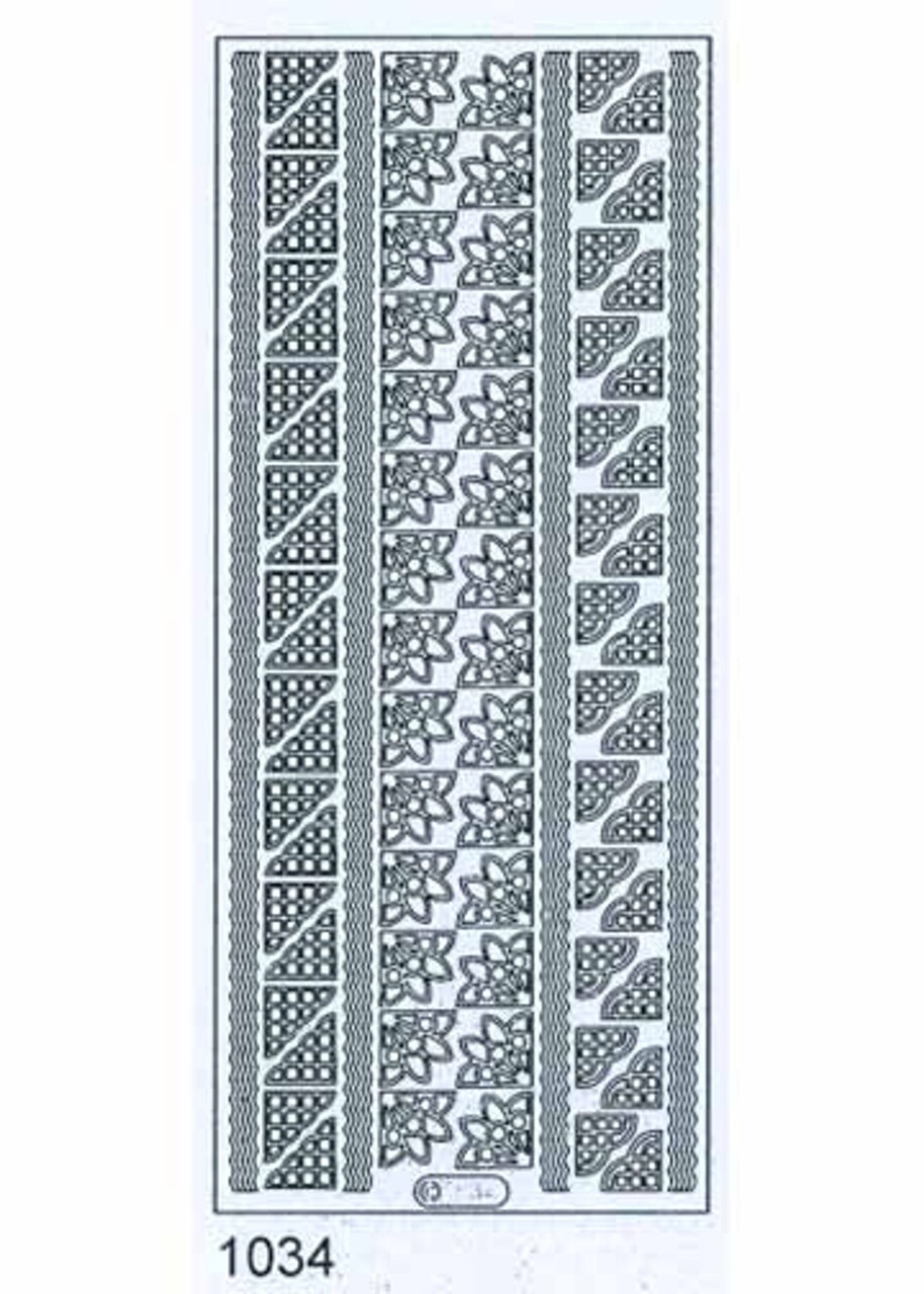 Starform Deco Stickers - Small Corners /Borders - White